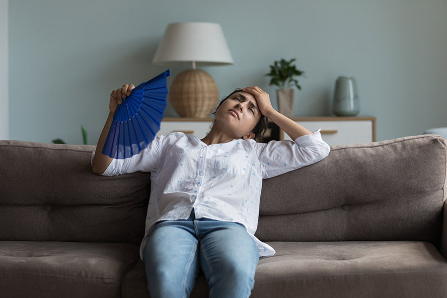 Indoor cooling problem causing homeowner discomfort